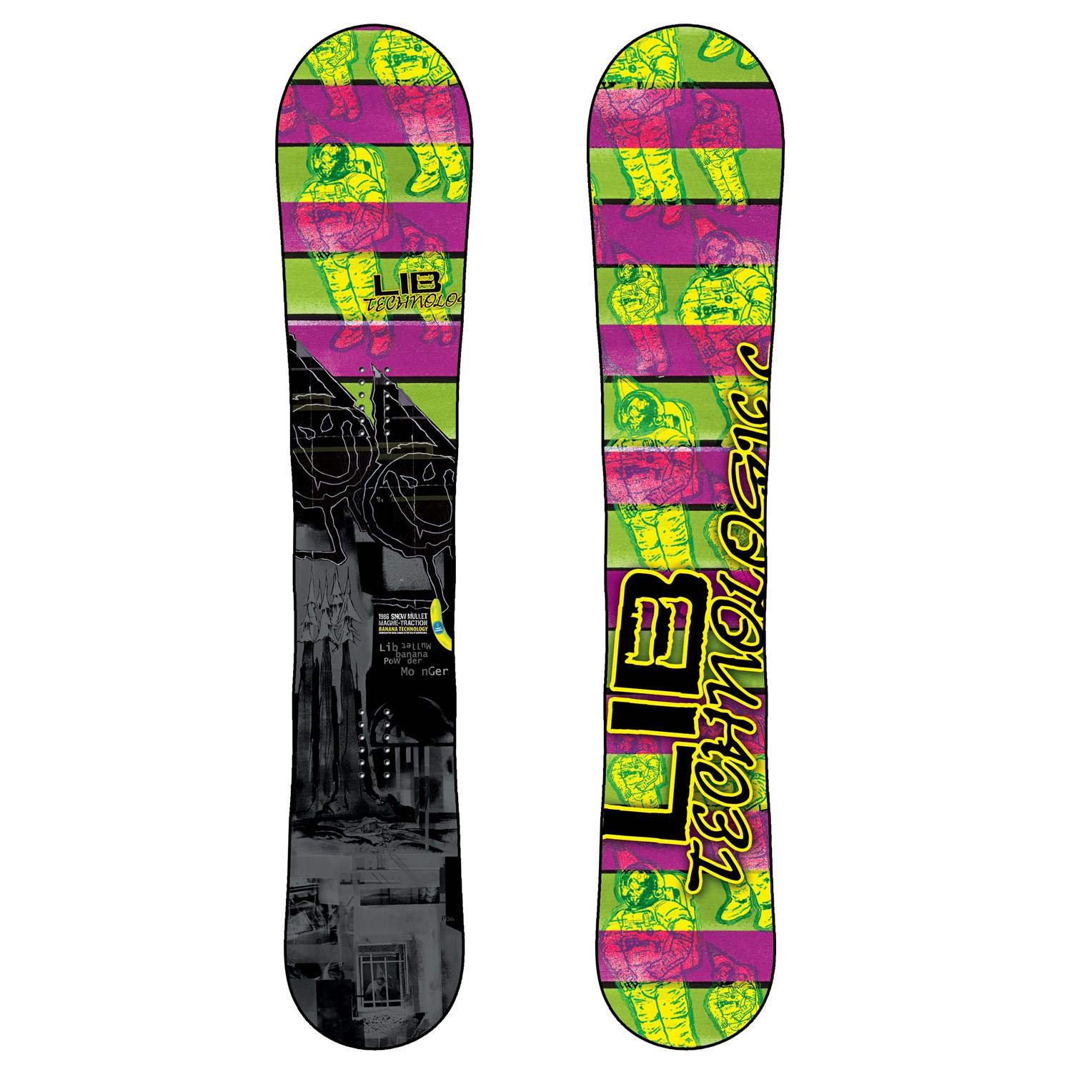 Lib Tech 1986 Snow Mullet BTX Banana Rocker Snowboard - Blem 2010