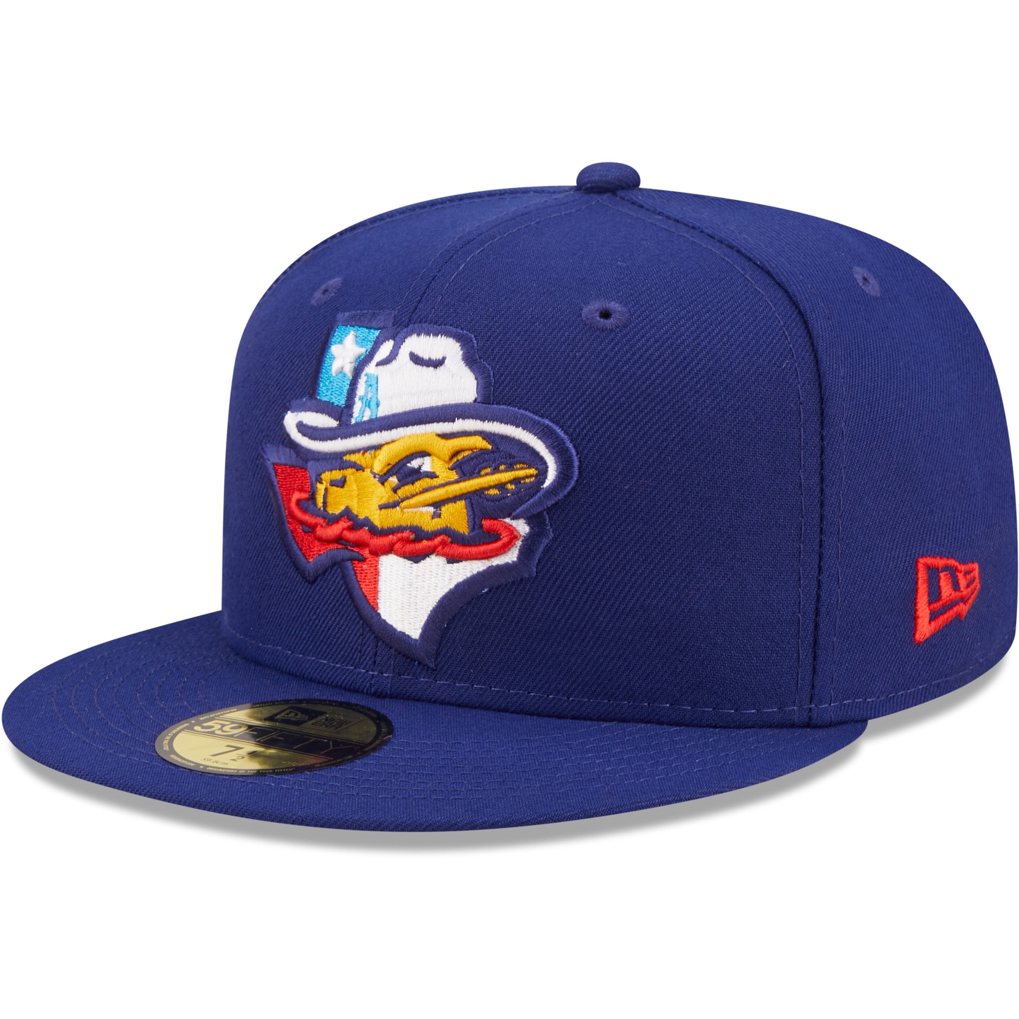 Men's New Era Royal Amarillo Sod Poodles Authentic Collection