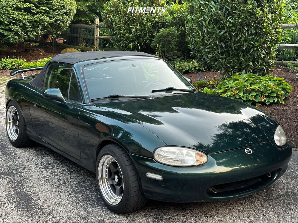 1999 Mazda Miata Sport with 15x8 Work Meister Cr01 and Falken