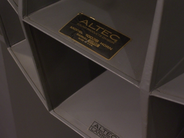 1003Bホーン2wayシステム ALTEC - 中古オーディオ 高価買取・販売