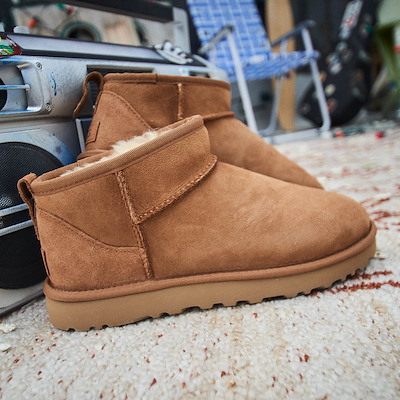 Womens UGG® Classic Ultra Mini Boot - Chestnut | Journeys