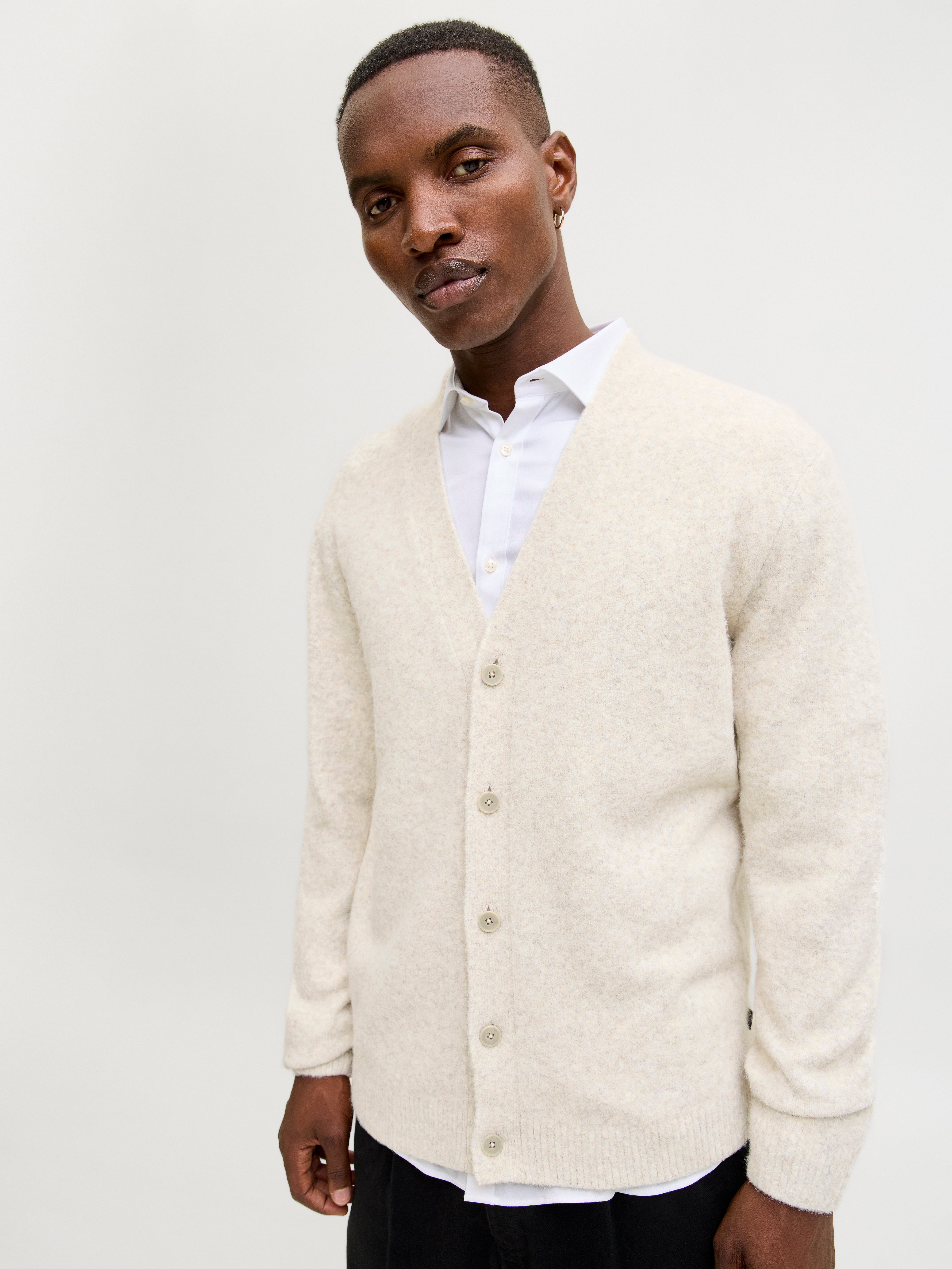 Knitted cardigan | Beige | Jack & Jones®