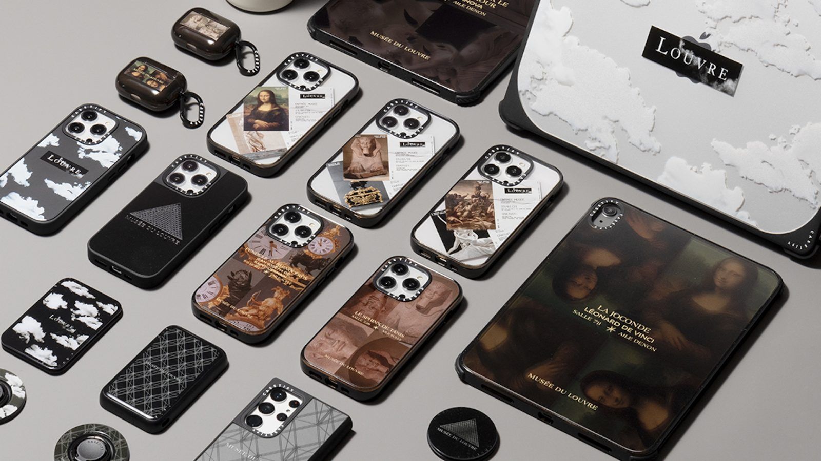 Louvre x Casetify offers a modern take on the museum's masterpieces