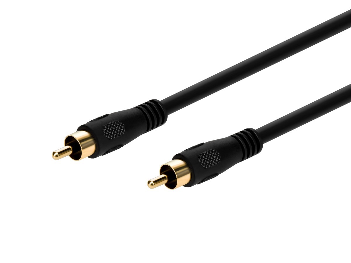 Monoprice 6ft Coaxial Audio/Video RCA Cable M/M RG59U 75ohm (for S