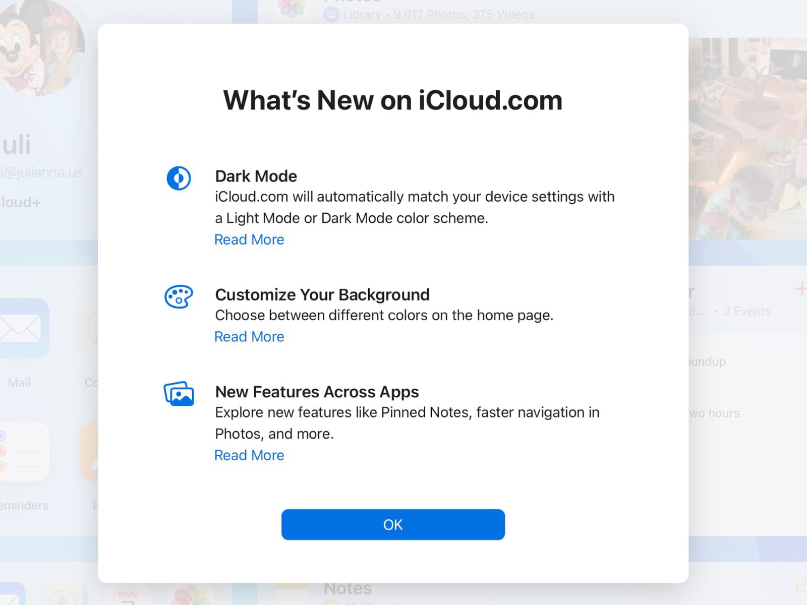 Apple Adds 9 New Features to iCloud Website - MacRumors