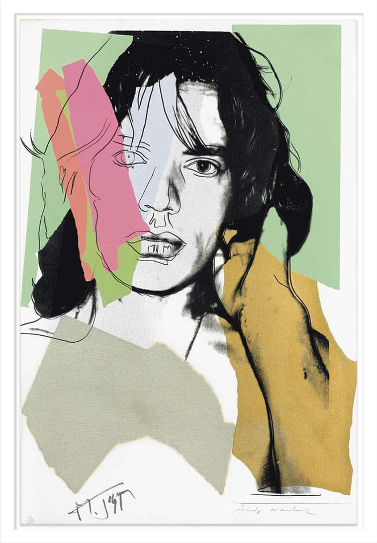Andy Warhol, Mick Jagger 140, 1975, Screen Print (S)