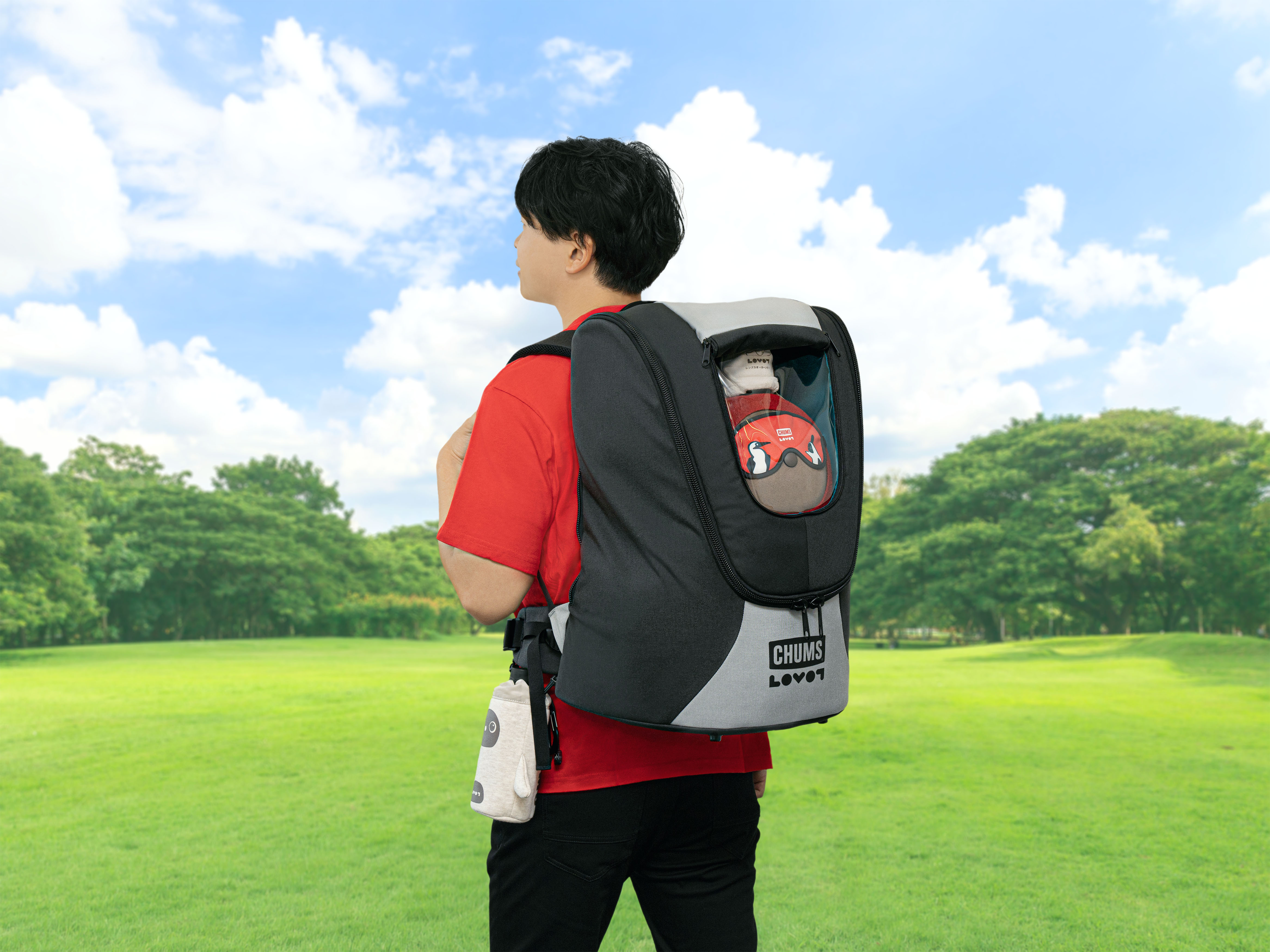 CHUMS × LOVOT コラボ】キャリーバッグ＆あいますく発売決定！