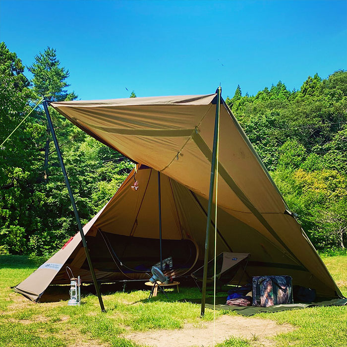 アレンジ力抜群な大人気テント「YOKA TIPI」を徹底レビュー