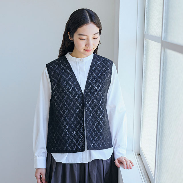 刺繍のベスト｜衣料品｜中川政七商店 公式サイト