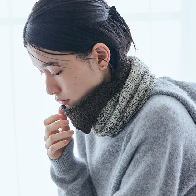 防縮ウールのブークレヤーンスヌード｜服飾品｜中川政七商店 公式サイト