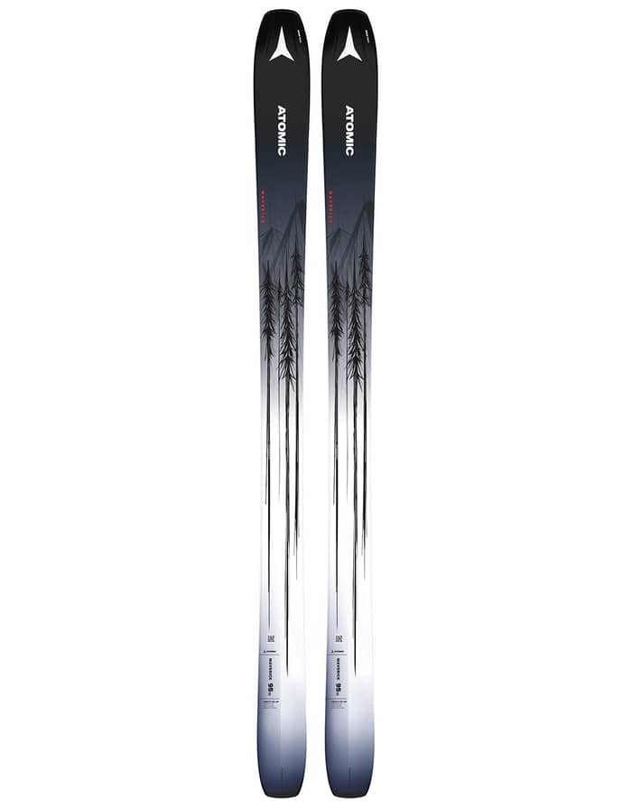 Atomic Maverick 95 Ti Black/White/Red 2024 Men's skis : Snowleader