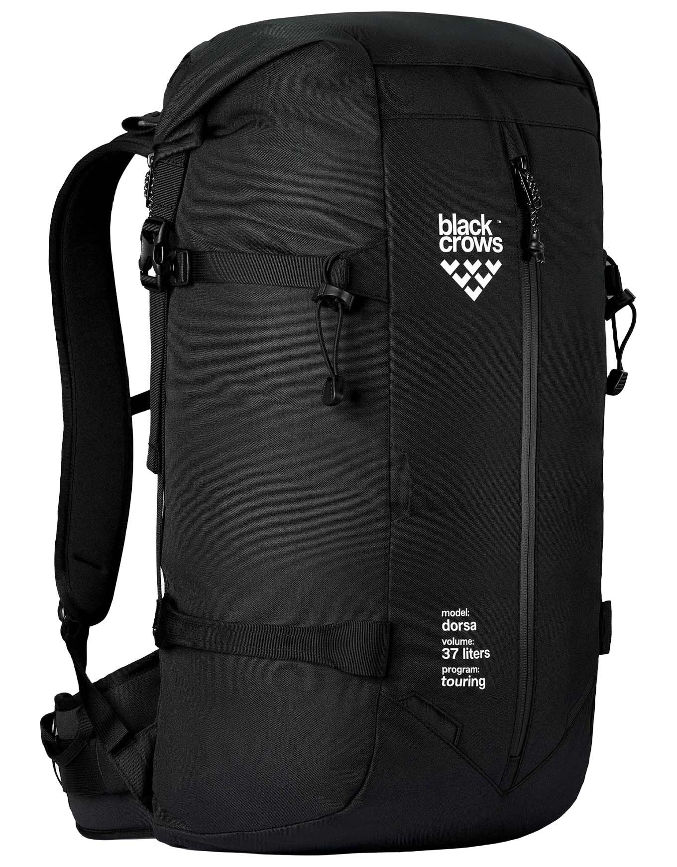 Blackcrows Dorsa 37 Black/White Backpacks : Snowleader