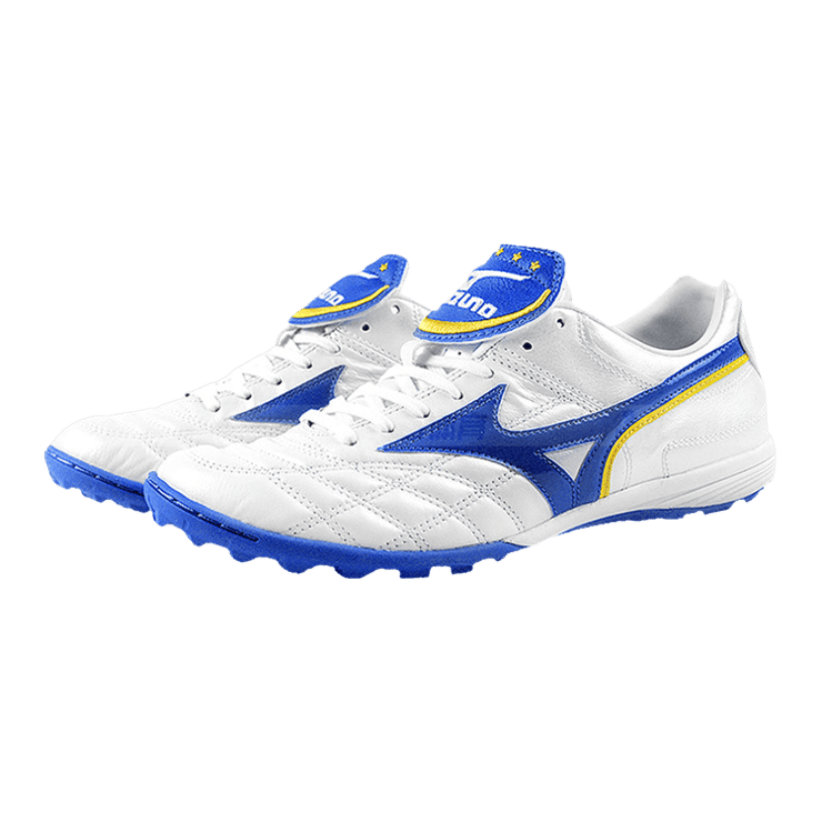 Mizuno Wave Cup Legend AS White Blue - P1GD191919 Raffles & Where