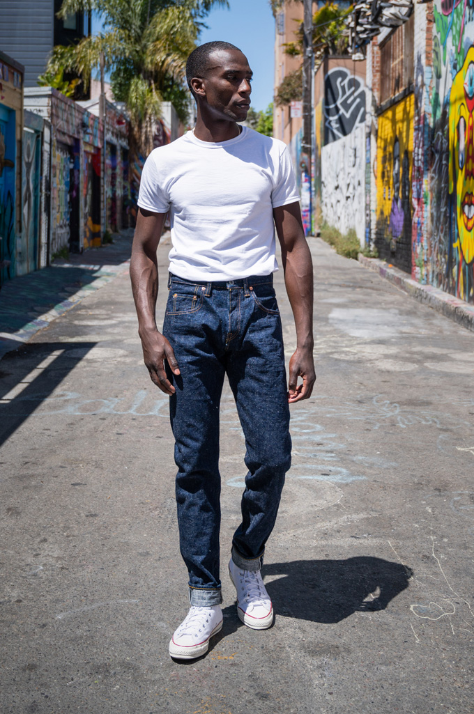 Samurai S211AX AI-BENKEI 18oz Natural Indigo Denim Jean - Straight