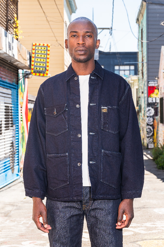 Stevenson Prairie Lined Chore Coat - 14oz Indigo Warp & Weft