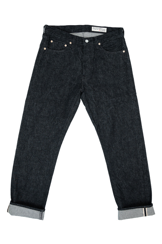 Boncoura Japanese Selvedge Black Jeans - '66 Straight Lightly