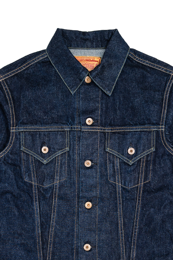 Boncoura Type III Jacket - 15oz Indigo Denim