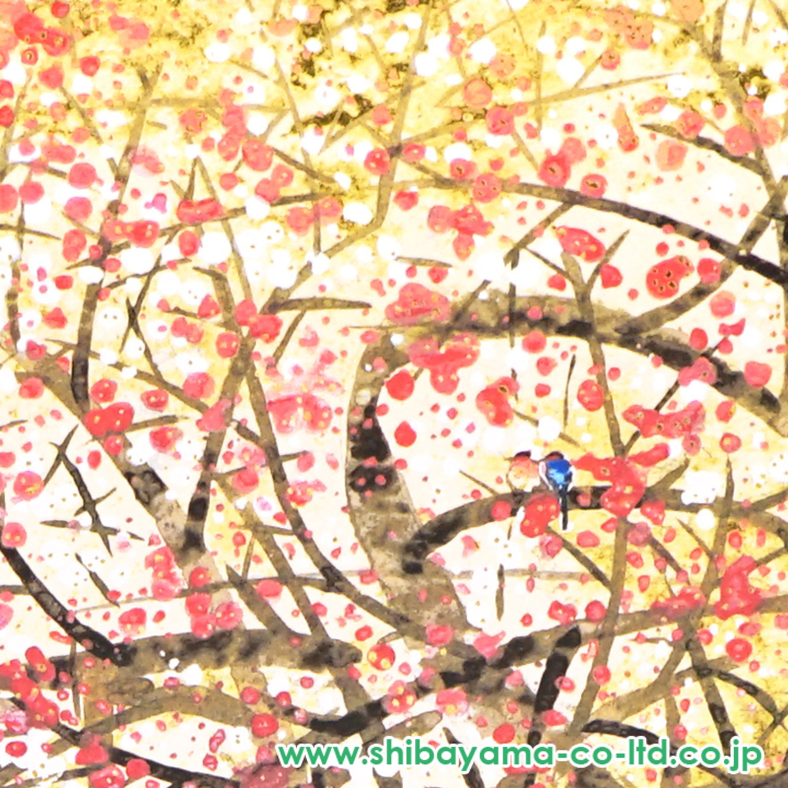 前田青邨「紅白梅」セリグラフ :: 絵画買取・販売 - シバヤマ