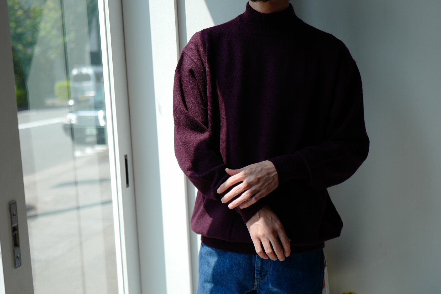 HERILL Cashmere vintage mock knit — TF Blog