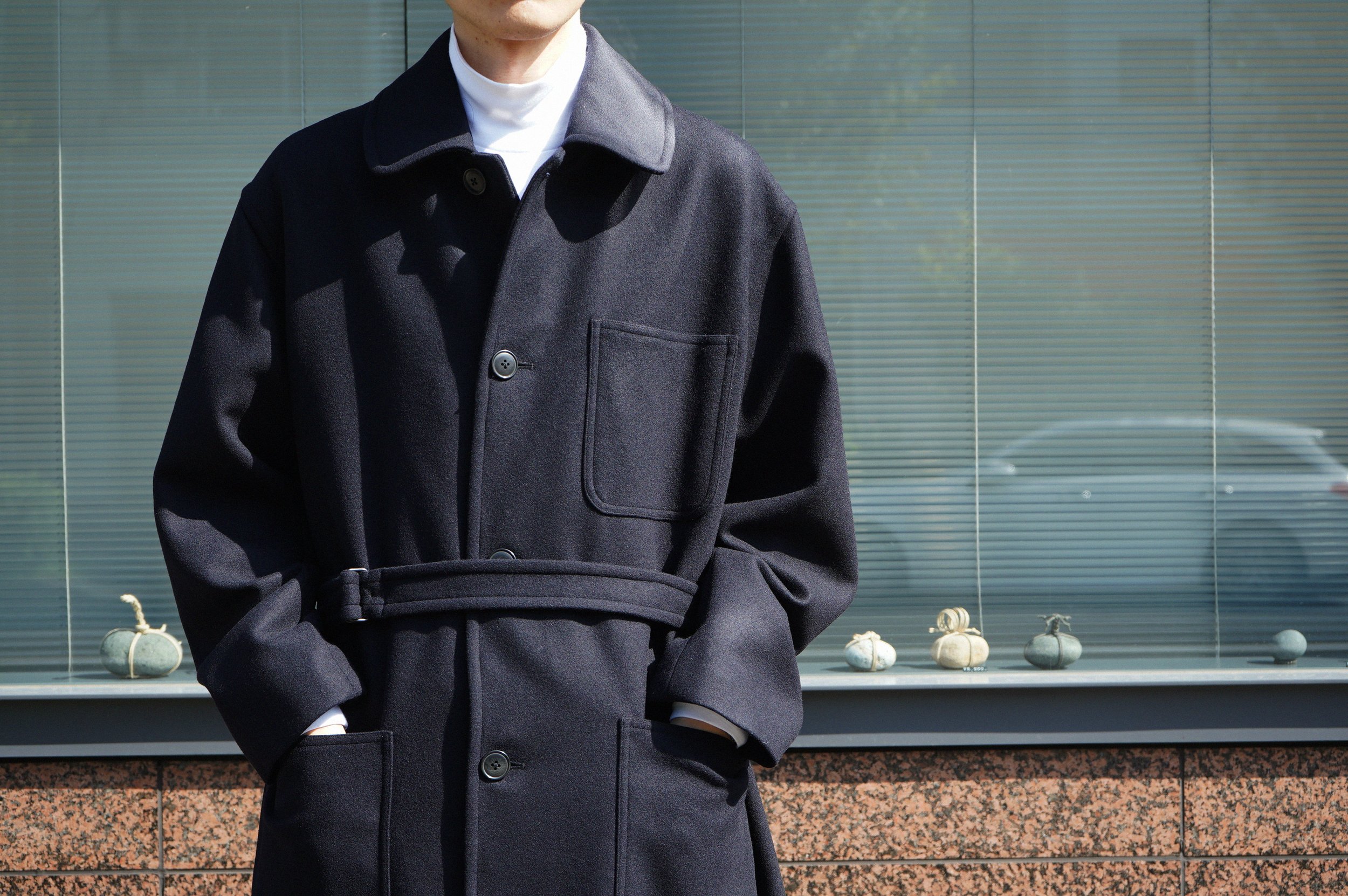 COMOLI ウールカシミヤ ミリタリーコート — TF Blog