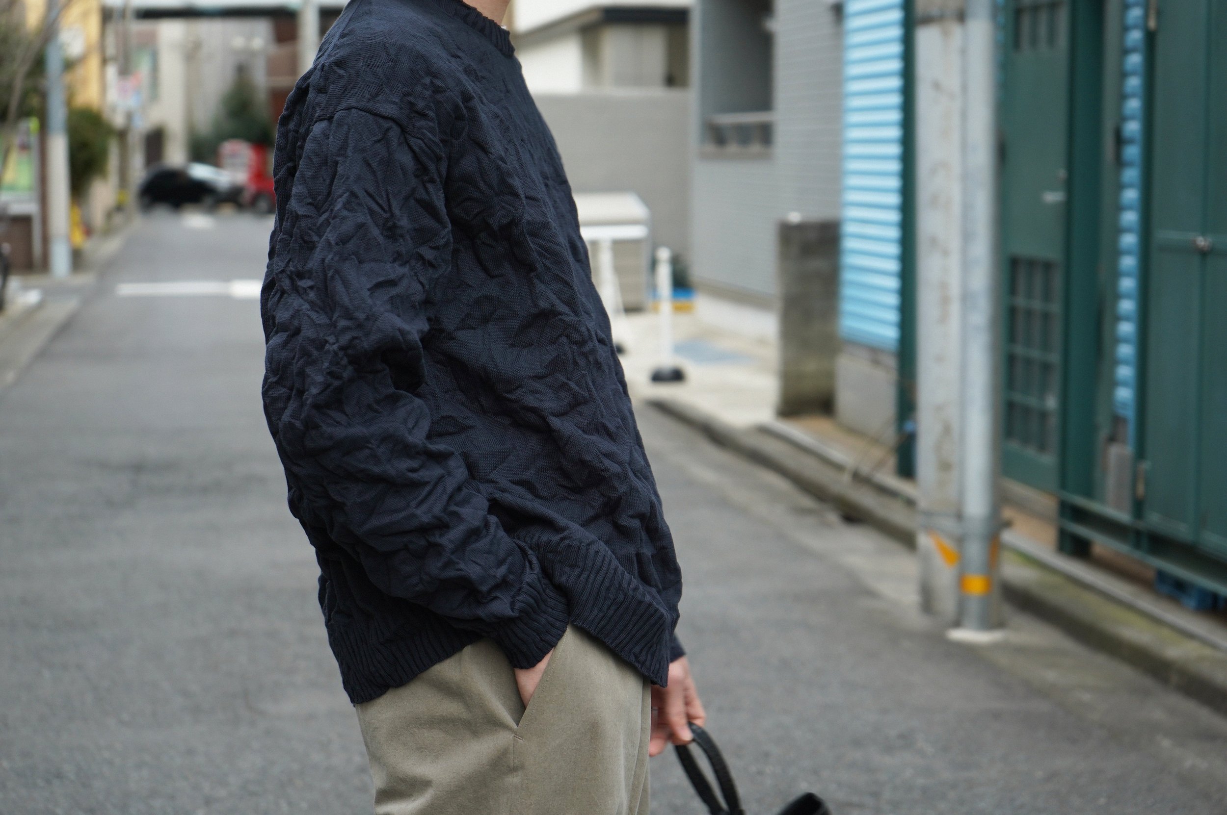 AURALEE WRINKLED DRY COTTON KNIT P/O — TF Blog