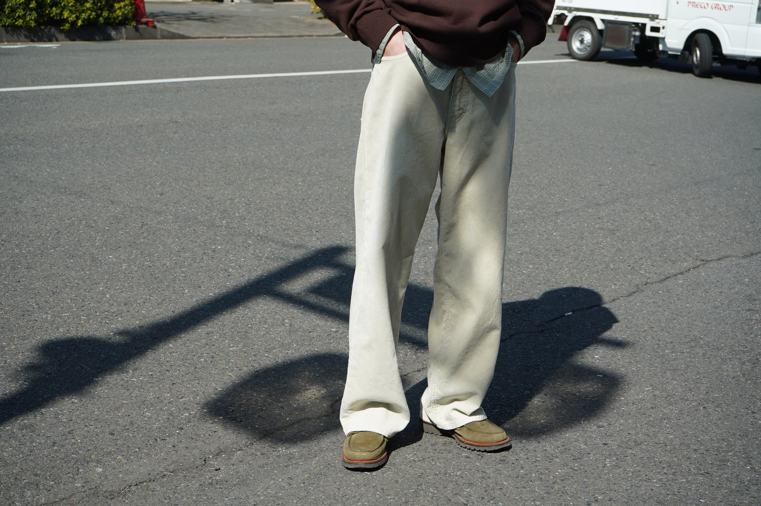 PIGMENT DYE FINX CORDUROY WIDE 5P PANTS — TF Blog