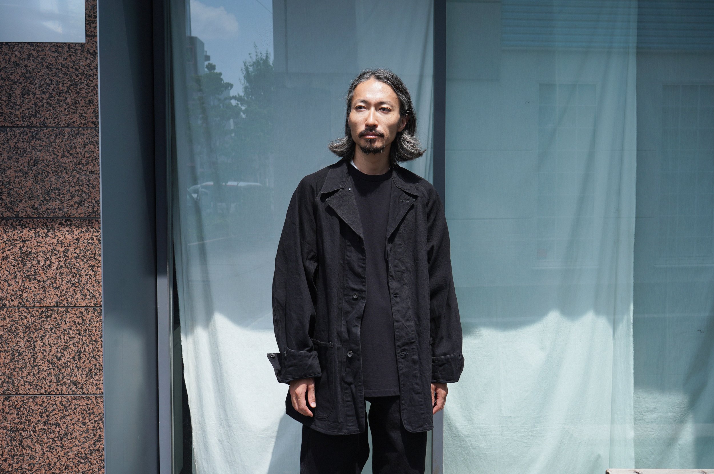 COMOLI ブラックデニム ワークジャケット — TF Blog
