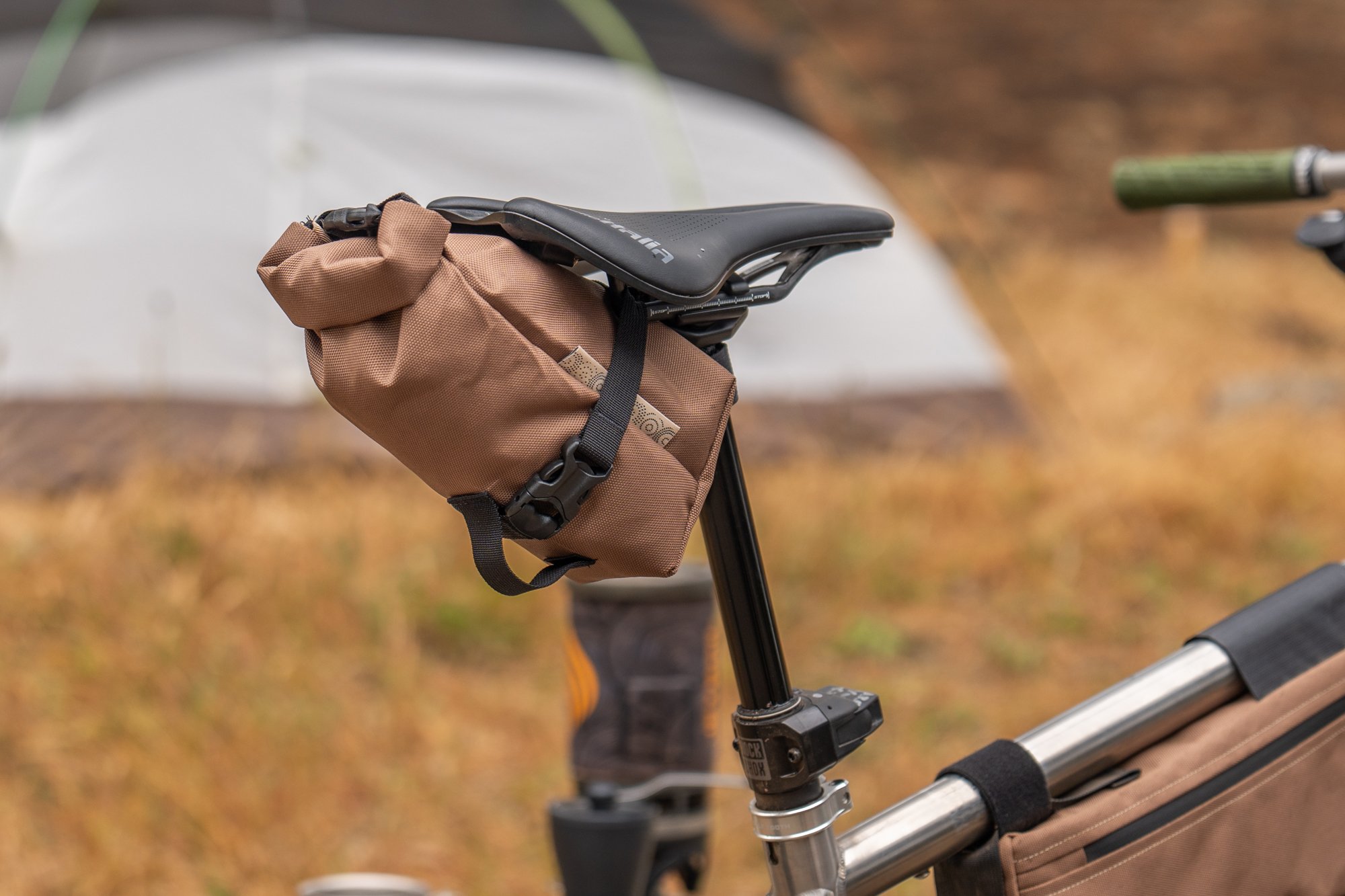 Rolltop Saddlebag Seat Bag - Outer Shell Bike Bags