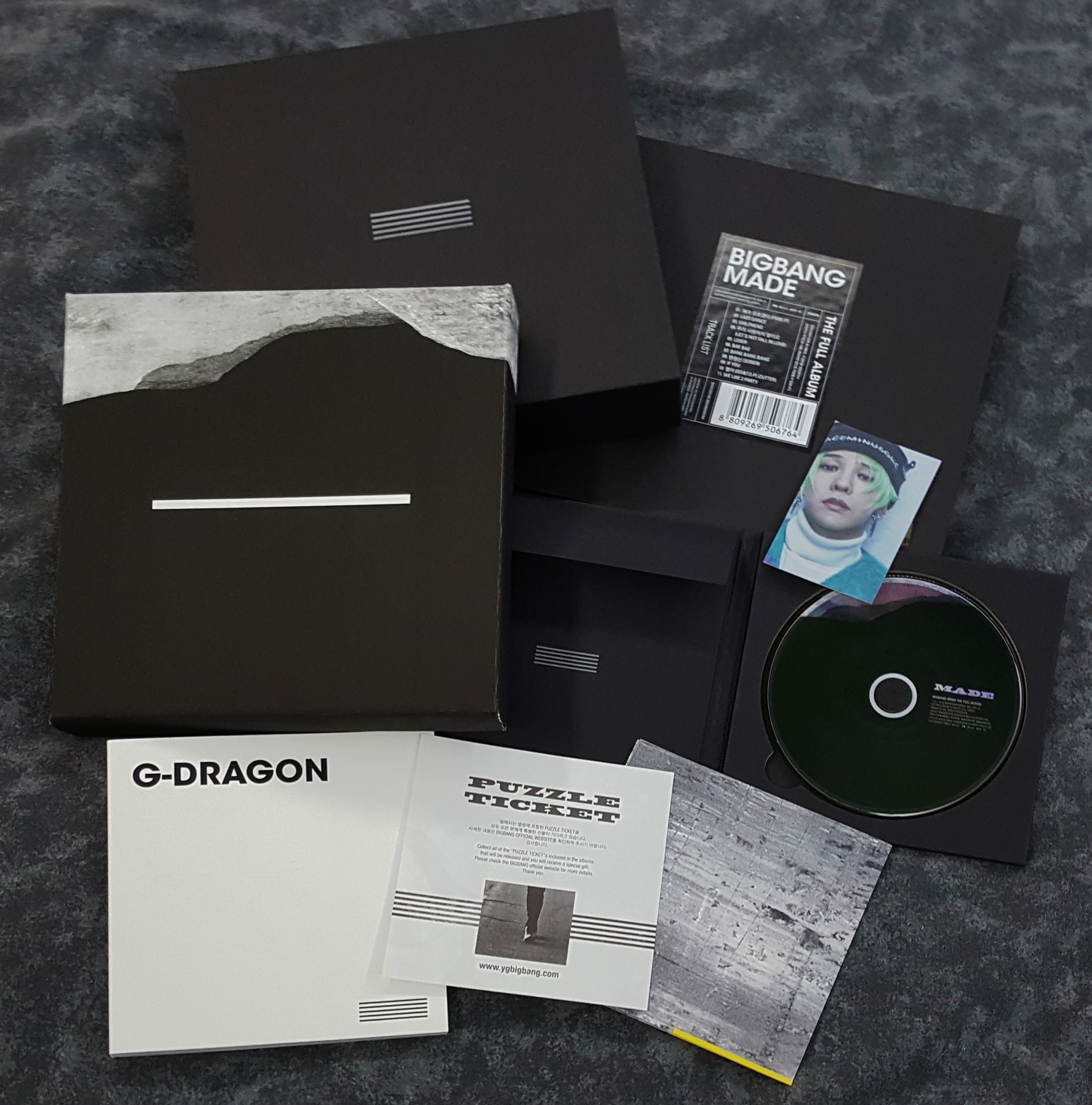 2016 - MADE Full CD - 1st Press Limited Edition - G-Dragon Version