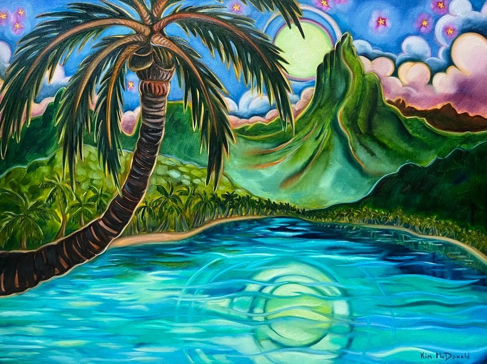 Colorful mystical French Polynesian Artwork — Kim McDonald