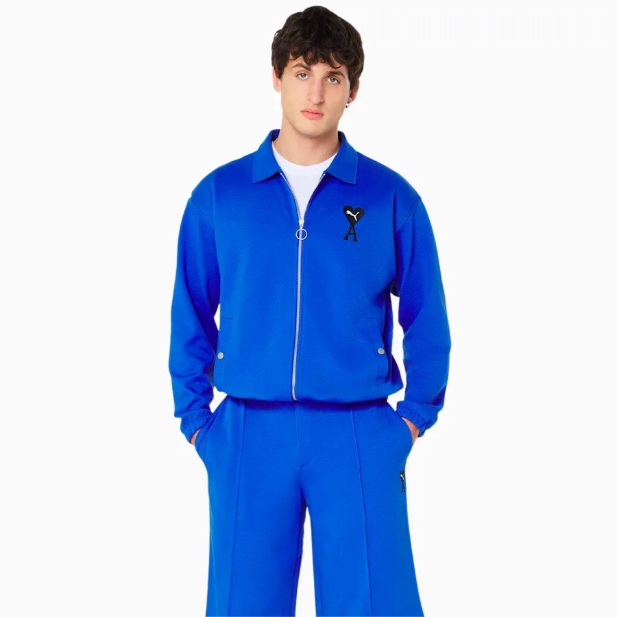 Puma x AMI Men's Track Top in Blue — MAJOR