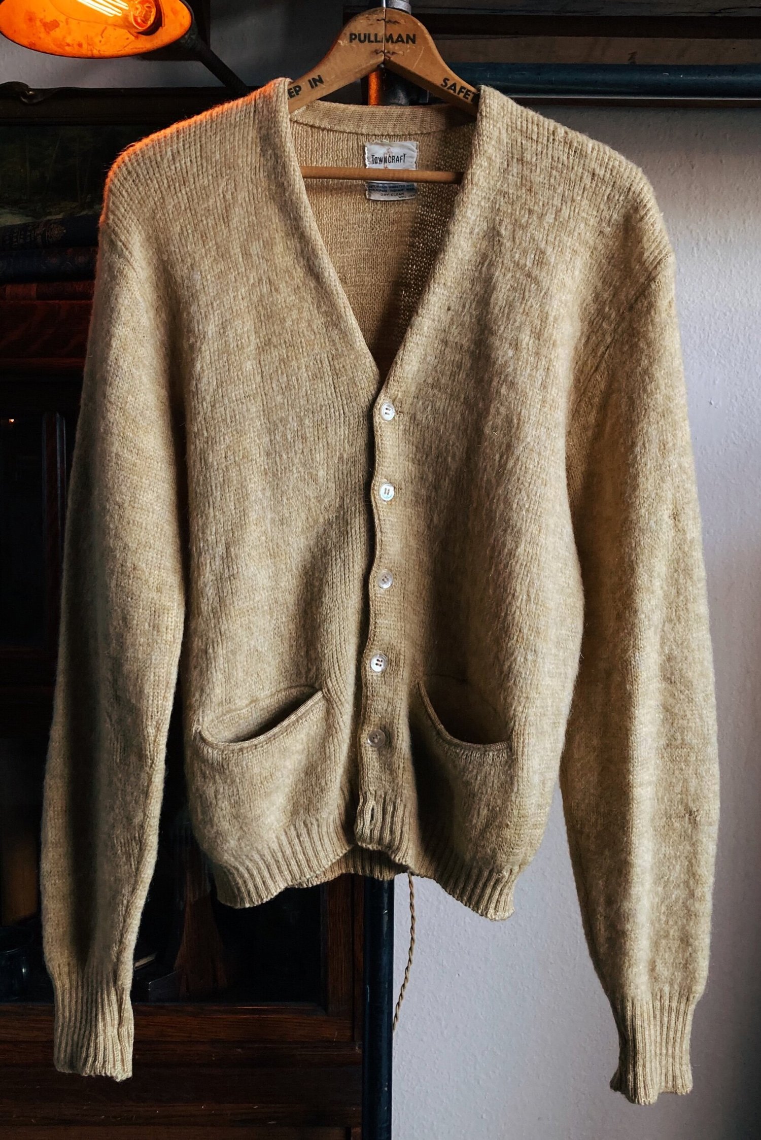 60s PENNEY'S MOHAIR CARDIGAN — Velour