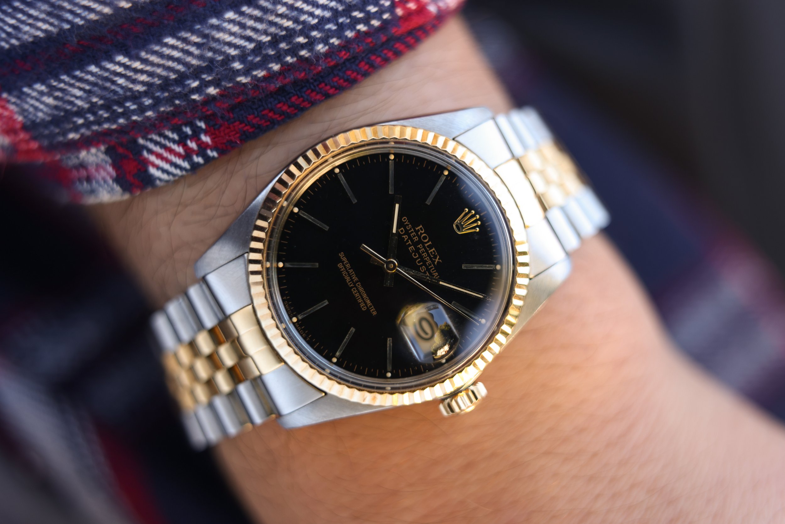1983 Rolex Datejust Ref. 16013 | Black Dial — MVV Watches