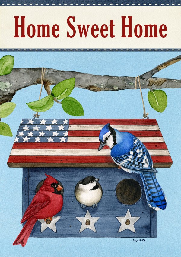 Lowe's Flag of Birds by Tracy Lizotte — Tracy Lizotte Studios