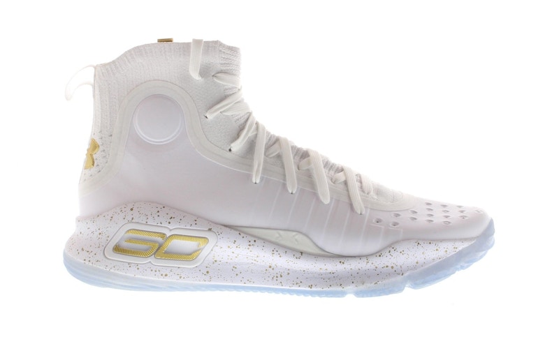 Under Armour Curry 4 White Gold Men's - 1298306-102 - GB