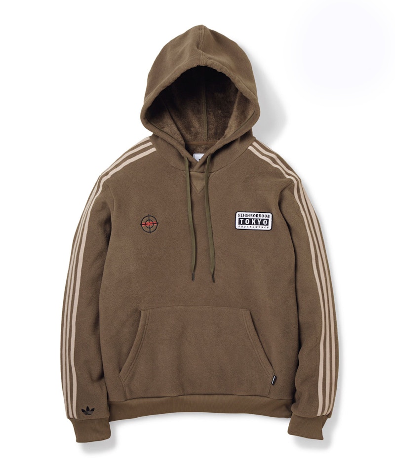 adidas Neighborhood Hoodie Olivedrab Men's - FW18 - US
