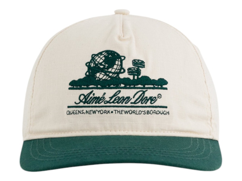 Aime Leon Dore Unisphere Hat Cream/Green Men's - FW24 - US