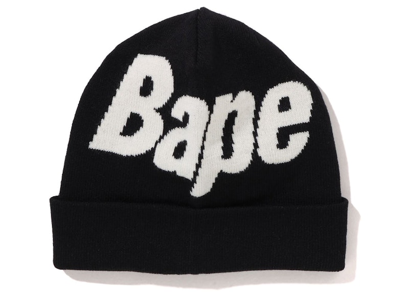 BAPE Knit Cap Beanie Black - FW22 - US