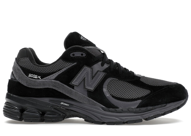 New Balance 2002R Black Dark Grey Men's - M2002RBL - US