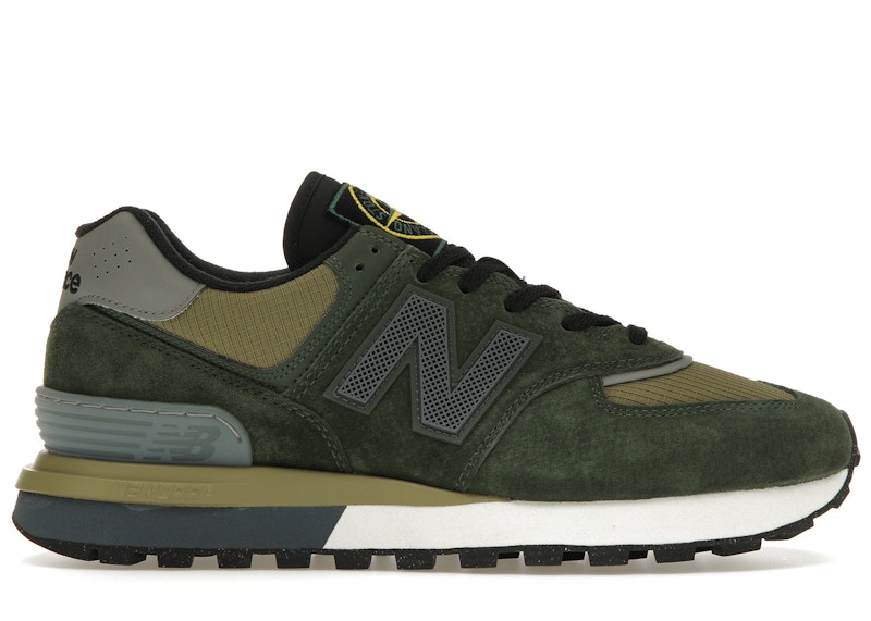 New Balance 574 Legacy Stone Island Dark Green Men's - U574LGIL - US