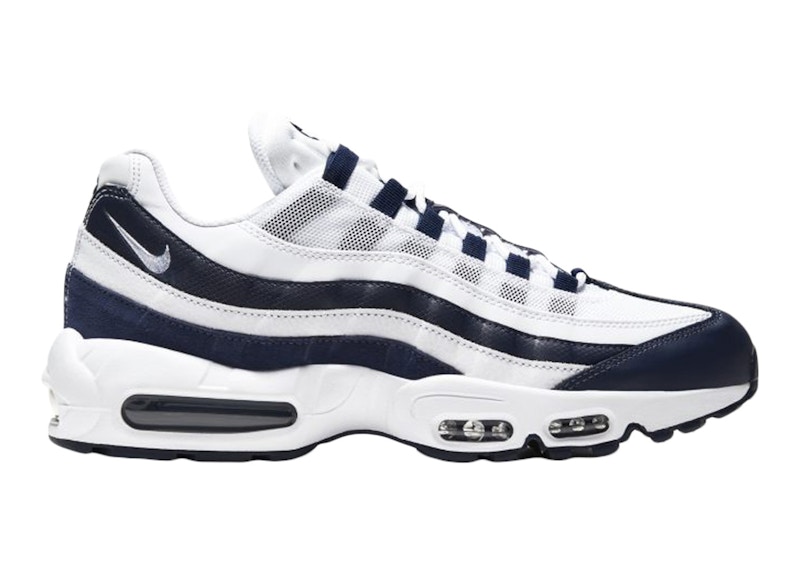 Nike Air Max 95 Essential White Midnight Navy Men's - CI3705-400 - US