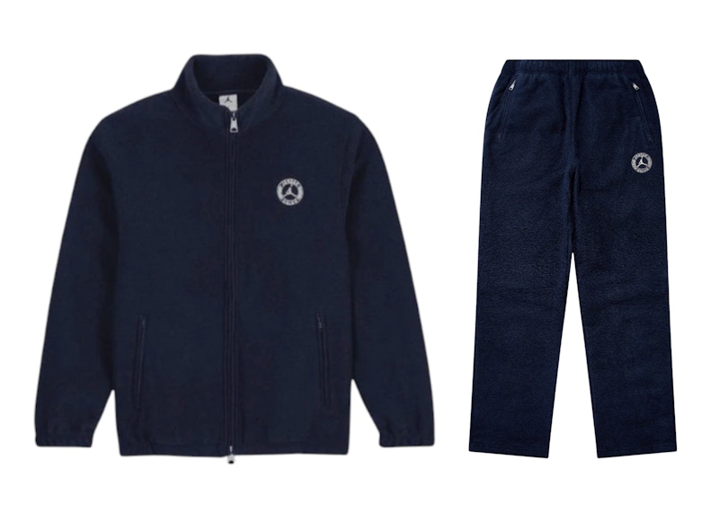 Nike Jordan x Union LA Logo Track Jacket & Pants Set Navy Blue