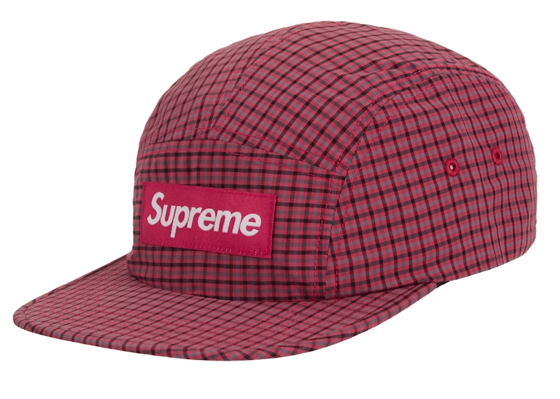 Supreme Cordura Plaid Camp Cap Red - SS25 - JP