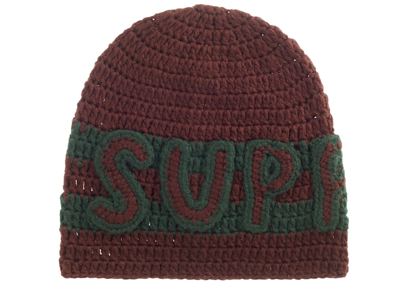 Supreme-Crochet-Logo-Beanie-