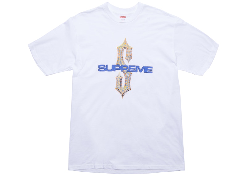 Supreme Diamonds Tee White Men's - SS18 - US