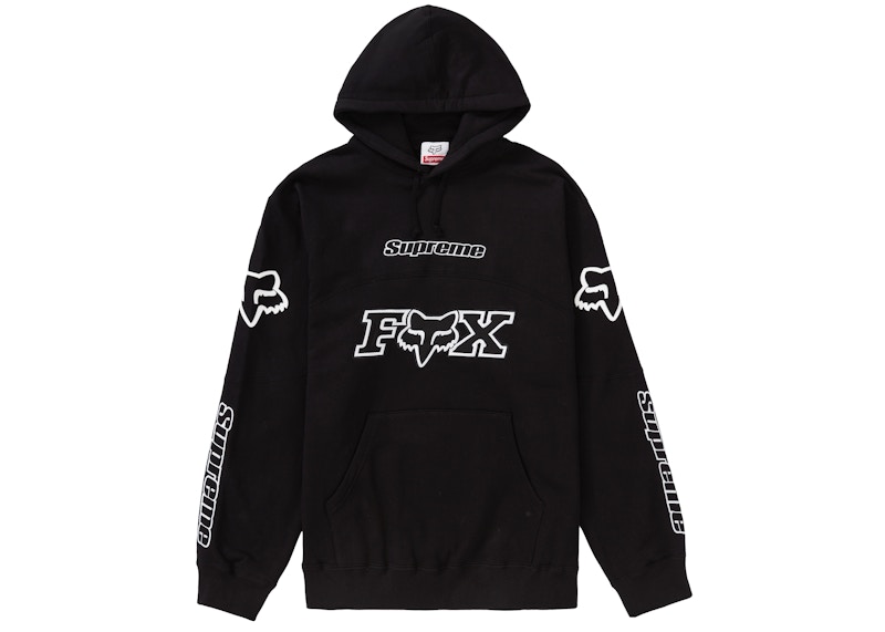 Supreme Fox Racing Hooded Sweatshirt Black Men's - FW20 - US