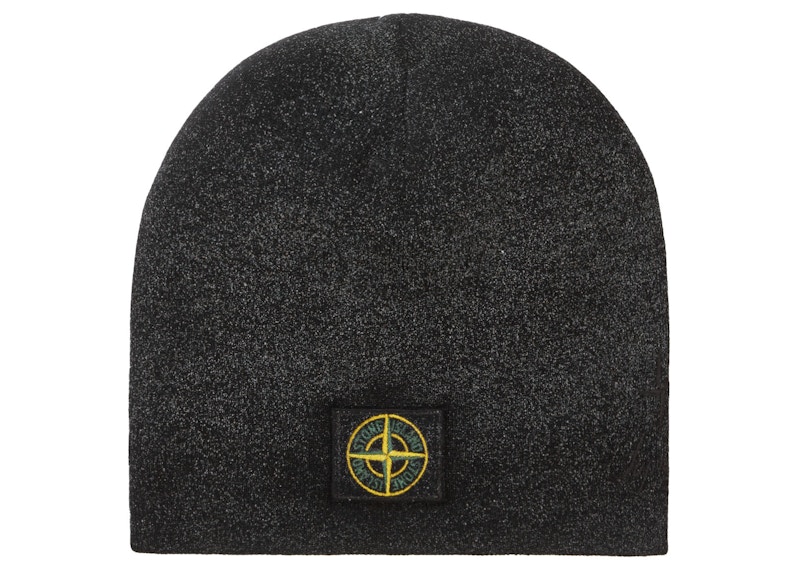 Supreme Stone Island Reflective Beanie Black - FW23 - US