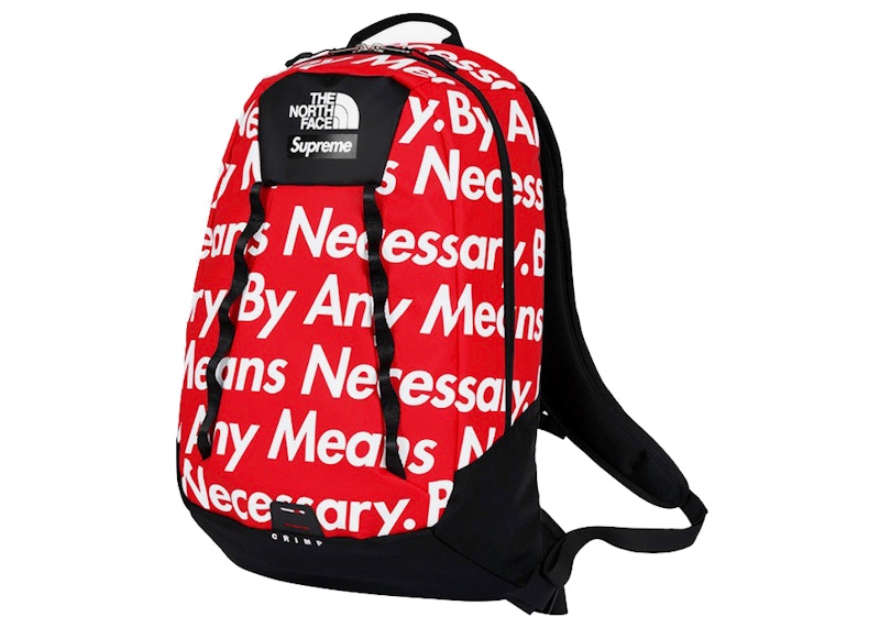 Supreme The North Face By Any Means Base Camp Crimp Backpack Red