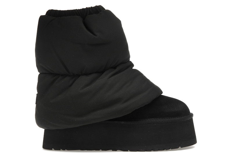 UGG Classic Mini Dipper Puffer Boot Black (Women's) - 1158275-BBLC