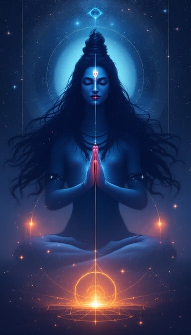 Free Cosmic Shiva Meditation Image - Shiva, Meditation, Cosmic